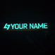 The Unheard Edition Tarkov LED Nameplate – Sky Blue Light Gamer Tag Sign glow