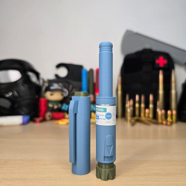 Stim Injector Replica Perfotoran (Blue Blood) – Inspired by Escape From Tarkov
