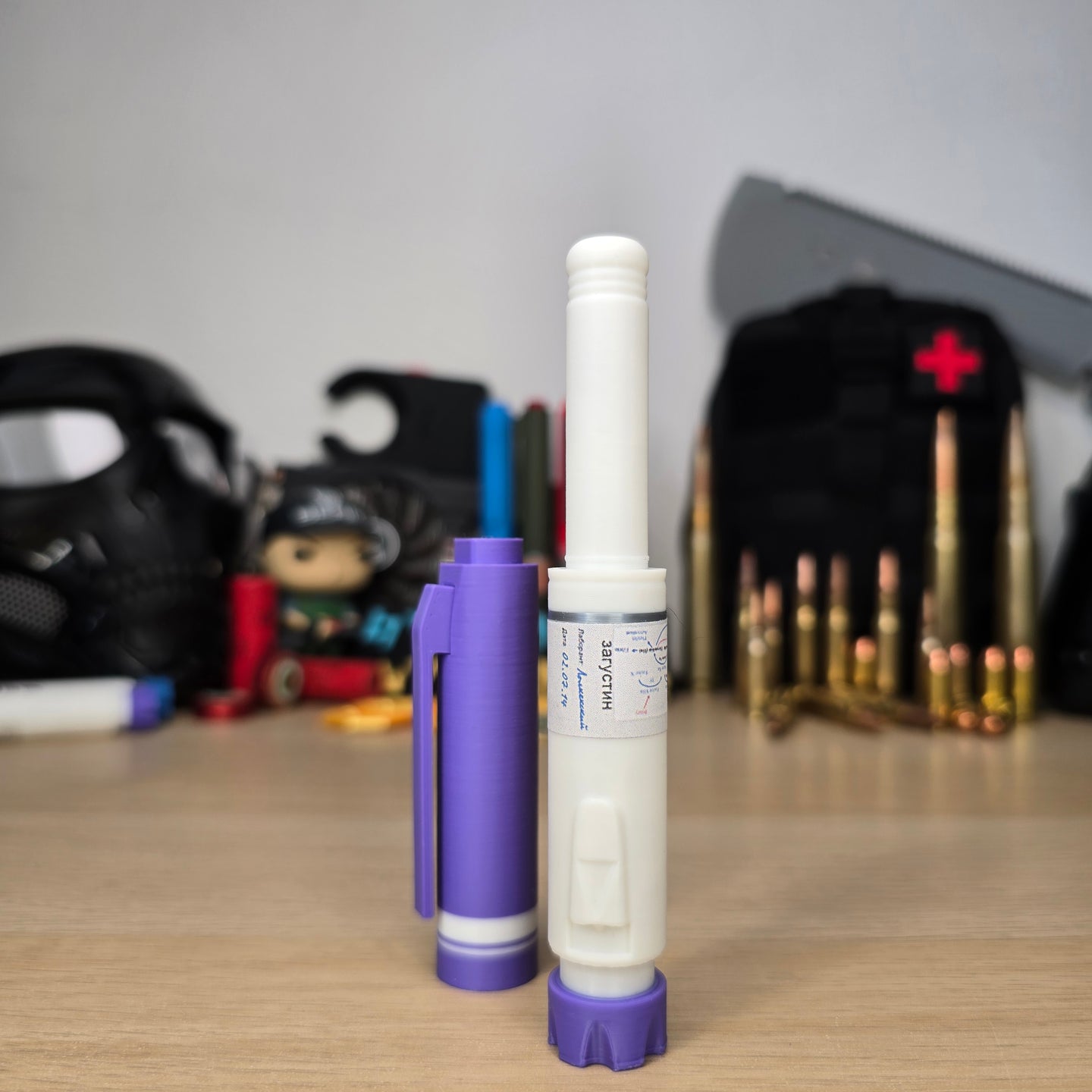 Stim Injector Replica Zagustin hemostatic drug – Inspired by Escape From Tarkov