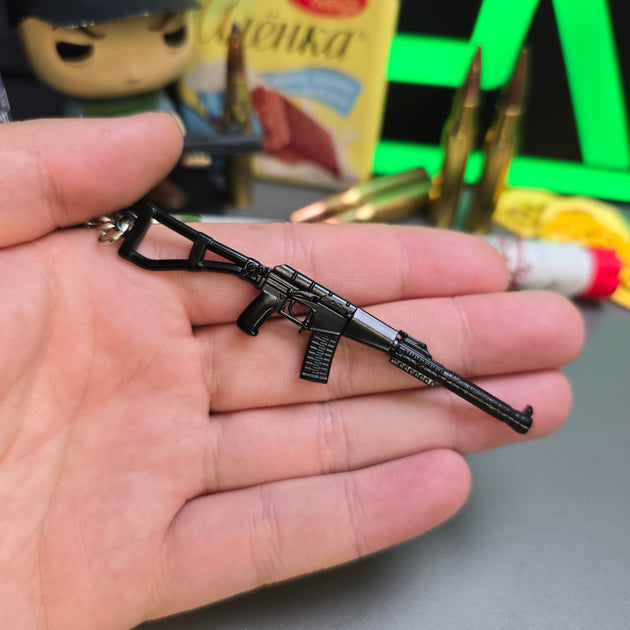 VSS Vintorez Sniper Rifle Keychain Replica In Hand