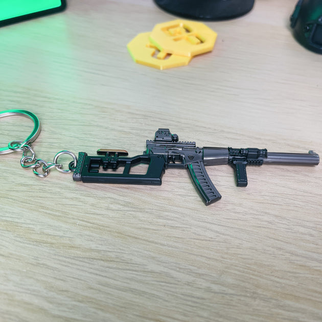 VSS Vintorez Sniper Rifle Keychain Replica Side View