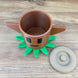 warp totem container with removable lid 3d print
